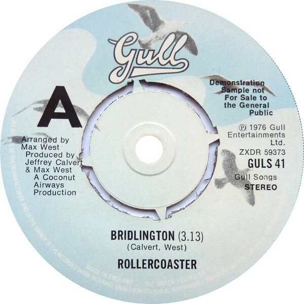 【中古】英7” Rollercoaster Bridlington / Eternity Isle GULSW41PROMO Gull プロモ /00080