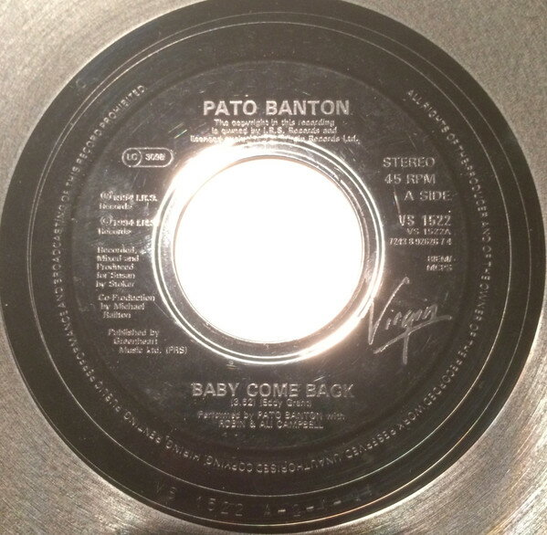 ・アーティスト Pato Banton ・タイトル Baby Come Back / Gwarm (New Version) ・レーベル・型番 Virgin VS1522 ・フォーマット 7インチレコード ・コンディション(盤) 良い (VG+) ・コンディション(ジャケット) ・コンディション(帯) オビなし ・特記事項 サンプル画像です。実際の商品の画像ではありません 商品写真はバーコード/カタログ番号に対応したサンプル画像ですので、お送りする商品の画像ではありません。帯やライナーなどの付属品は、特記事項に記載されている場合のみ含まれます。プロモやカラーレコードなどの仕様についても、該当する場合のみ特記事項に記載しています。 【ご購入前に必ずご確認ください】 ・本店サイト(www.recordcity.jp)とは価格、送料が違います ・本店サイト、その他支店のオーダーとは同梱発送できません ・注文確定後に別の注文を頂いた場合、注文同士の同梱は致しかねます。 ・別倉庫から発送しているため、店頭受け渡しは対応しておりません ・一部商品は他の通販サイトでも販売しているため、ご注文のタイミングによっては商品のご用意ができない場合がございます。 ・土日祝日はお休みです 金曜・祝前日9時以降のご連絡またはご入金は、返答または発送が週明け・祝日明けに順次対応となります。 ・ご購入後のキャンセル不可 ご購入後のキャンセルはいかなる理由においてもお受けできません。ご了承の上、ご購入くださいませ。 ・日本郵便(ゆうパック/ゆうメール)によるお届けになります。 ・中古品であることをご理解ください 当ストアでは中古商品を主に販売しております。中古品であることをご理解の上ご購入ください。また、一部商品はRecordCityオンラインストアで試聴可能です。 ・返品について お客様のご都合による返品は一切承っておりません。 表記の内容と実際の商品に相違がある場合、また針飛び等で返品・返金をご希望される場合は、商品の到着後1週間以内にご連絡ください。商品の返送をこちらで確認後、キャンセル・返金を行います。 コンディションVG以下の商品は返品できません。プレイに影響のない表面のこすれ傷、プレス起因のノイズ盤は返品の対象外です。 【コンディション表記】 ・ほぼ新品(M-)(Like New) 完全な新品。未使用。当店ではほぼ使用しません ・非常に良い(EX)(Excellent) 中古盤として美品な状態。わずかな経年を感じるものの傷みを感じさせない、当店基準で最高の状態 ・良い(VG+)(Very Good Plus) 丁寧に扱われた中古品で、軽い使用感がみられる。 ・可(VG)(Acceptable) 使い込まれた中古品で、「良い」よりもさらに使用感がみられる。 ・悪い(VG-)(Bad) 状態が悪いアイテム。使用の保障はなく、再生不可、針飛び、目立つノイズがあるかもしれない。状態によるクレーム不可。返品不可。 ・非常に悪い(G)(Very Bad) 「悪い」よりさらに状態が悪いアイテム。使用の保障はなく、再生不可、針飛び、目立つノイズがあるかもしれない。状態によるクレーム不可。返品不可。 ・ジャンク(Fair)(Junk/Fair) 割れている、反っている、水ダメージがある、カビ、ジャケットが分離している、ひどい書き込み、ひどい擦れなど最低の状態。使用の保障はなく、再生不可、針飛び、目立つノイズがあるかもしれない。状態によるクレーム不可。返品不可。 ・ジャンク(Poor)(Junk/Poor) 割れている、反っている、水ダメージがある、カビ、ジャケットが分離している、ひどい書き込み、ひどい擦れなど最低の状態。使用の保障はなく、再生不可、針飛び、目立つノイズがあるかもしれない。状態によるクレーム不可。返品不可。