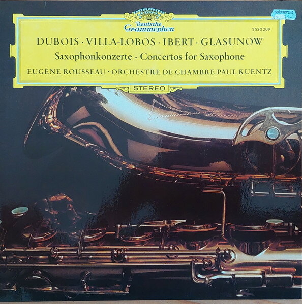 【中古】独LP Pierre-Max Dubois / Heitor Vil Saxophonkonzerte = Concertos For Saxophone 2530209 D..