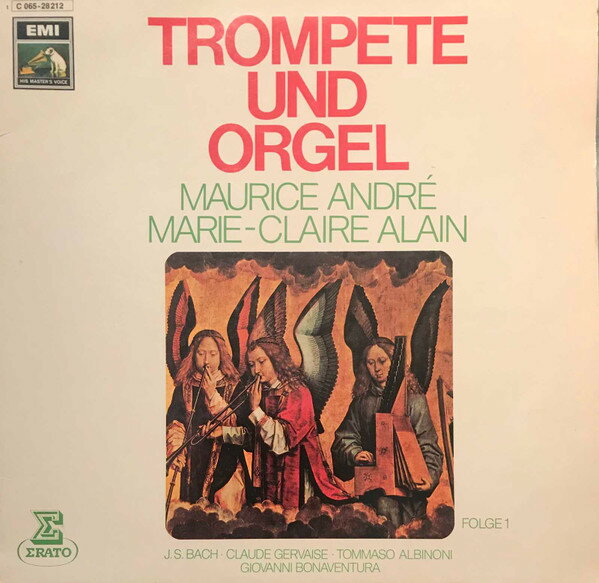 【中古】独LP Johann Sebastian Bach , Claude Trompete Und Orgel (Folge 1) 06528212 EMI /00260