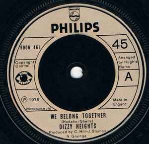 【中古】英7” Dizzy Heights We Belong Together 6006461 Philips /00080