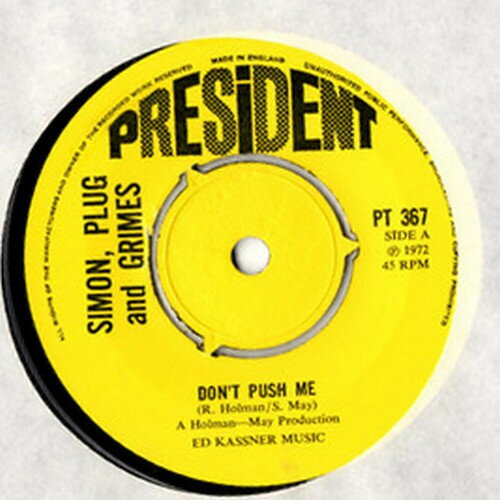 【中古】英7” Simon, Plug &amp; Grimes Dont Push Me PT367 President Records /00080