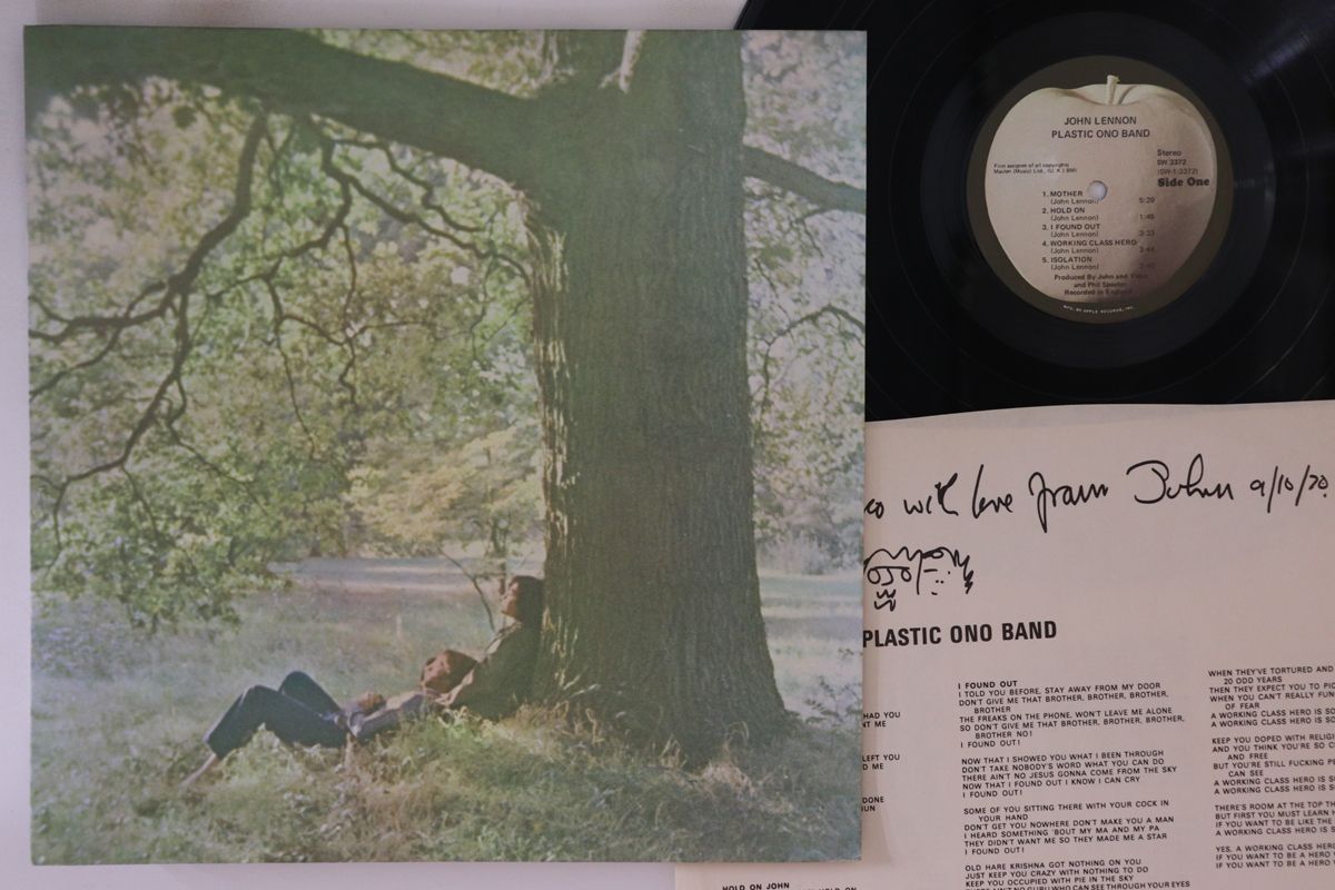 【中古】米LP John Lennon, Plastic Ono Band John Lennon / Plastic Ono Band SW3372 APPLE /00260