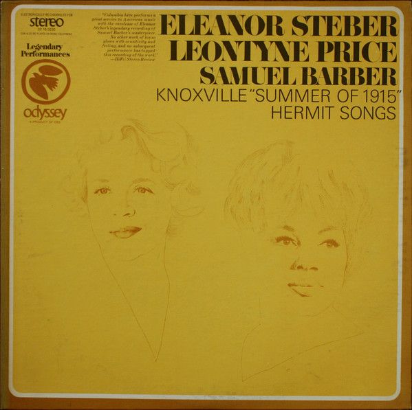 šLP Eleanor Steber, Leontyne Price Knoxville Summer Of 1915 / He...
