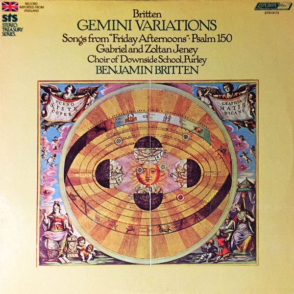 【中古】米LP Benjamin Britten, Gabriel Jene Gemini Variations / Songs From ”Friday Afternoons” STS15173 London Records /00260