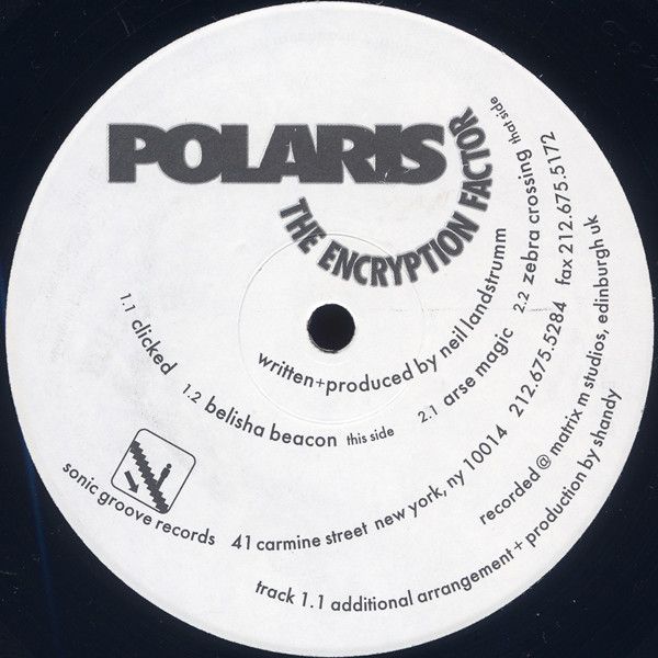 米12” Polaris The Encryption Factor SG9602 Sonic Groove /00250