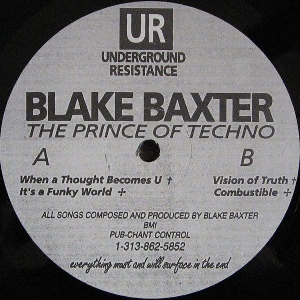 ・アーティスト Blake Baxter ・タイトル The Prince Of Techno ・レーベル・型番 Underground Resistance UR006 ・フォーマット 12インチレコード ・コンディション(盤) 良い (VG+) ・コンディション(ジャケット) プレインカバー（元ジャケット／カバー無し） ・コンディション(帯) オビなし ・特記事項 【盤に小さいキズ】 サンプル画像です。実際の商品の画像ではありません 商品写真はバーコード/カタログ番号に対応したサンプル画像ですので、お送りする商品の画像ではありません。帯やライナーなどの付属品は、特記事項に記載されている場合のみ含まれます。プロモやカラーレコードなどの仕様についても、該当する場合のみ特記事項に記載しています。 【ご購入前に必ずご確認ください】 ・本店サイト(www.recordcity.jp)とは価格、送料が違います ・本店サイト、その他支店のオーダーとは同梱発送できません ・注文確定後に別の注文を頂いた場合、注文同士の同梱は致しかねます。 ・別倉庫から発送しているため、店頭受け渡しは対応しておりません ・一部商品は他の通販サイトでも販売しているため、ご注文のタイミングによっては商品のご用意ができない場合がございます。 ・土日祝日はお休みです 金曜・祝前日9時以降のご連絡またはご入金は、返答または発送が週明け・祝日明けに順次対応となります。 ・ご購入後のキャンセル不可 ご購入後のキャンセルはいかなる理由においてもお受けできません。ご了承の上、ご購入くださいませ。 ・日本郵便(ゆうパック/ゆうメール)によるお届けになります。 ・中古品であることをご理解ください 当ストアでは中古商品を主に販売しております。中古品であることをご理解の上ご購入ください。また、一部商品はRecordCityオンラインストアで試聴可能です。 ・返品について お客様のご都合による返品は一切承っておりません。 表記の内容と実際の商品に相違がある場合、また針飛び等で返品・返金をご希望される場合は、商品の到着後1週間以内にご連絡ください。商品の返送をこちらで確認後、キャンセル・返金を行います。 コンディションVG以下の商品は返品できません。プレイに影響のない表面のこすれ傷、プレス起因のノイズ盤は返品の対象外です。 【コンディション表記】 ・ほぼ新品(M-)(Like New) 完全な新品。未使用。当店ではほぼ使用しません ・非常に良い(EX)(Excellent) 中古盤として美品な状態。わずかな経年を感じるものの傷みを感じさせない、当店基準で最高の状態 ・良い(VG+)(Very Good Plus) 丁寧に扱われた中古品で、軽い使用感がみられる。 ・可(VG)(Acceptable) 使い込まれた中古品で、「良い」よりもさらに使用感がみられる。 ・悪い(VG-)(Bad) 状態が悪いアイテム。使用の保障はなく、再生不可、針飛び、目立つノイズがあるかもしれない。状態によるクレーム不可。返品不可。 ・非常に悪い(G)(Very Bad) 「悪い」よりさらに状態が悪いアイテム。使用の保障はなく、再生不可、針飛び、目立つノイズがあるかもしれない。状態によるクレーム不可。返品不可。 ・ジャンク(Fair)(Junk/Fair) 割れている、反っている、水ダメージがある、カビ、ジャケットが分離している、ひどい書き込み、ひどい擦れなど最低の状態。使用の保障はなく、再生不可、針飛び、目立つノイズがあるかもしれない。状態によるクレーム不可。返品不可。 ・ジャンク(Poor)(Junk/Poor) 割れている、反っている、水ダメージがある、カビ、ジャケットが分離している、ひどい書き込み、ひどい擦れなど最低の状態。使用の保障はなく、再生不可、針飛び、目立つノイズがあるかもしれない。状態によるクレーム不可。返品不可。