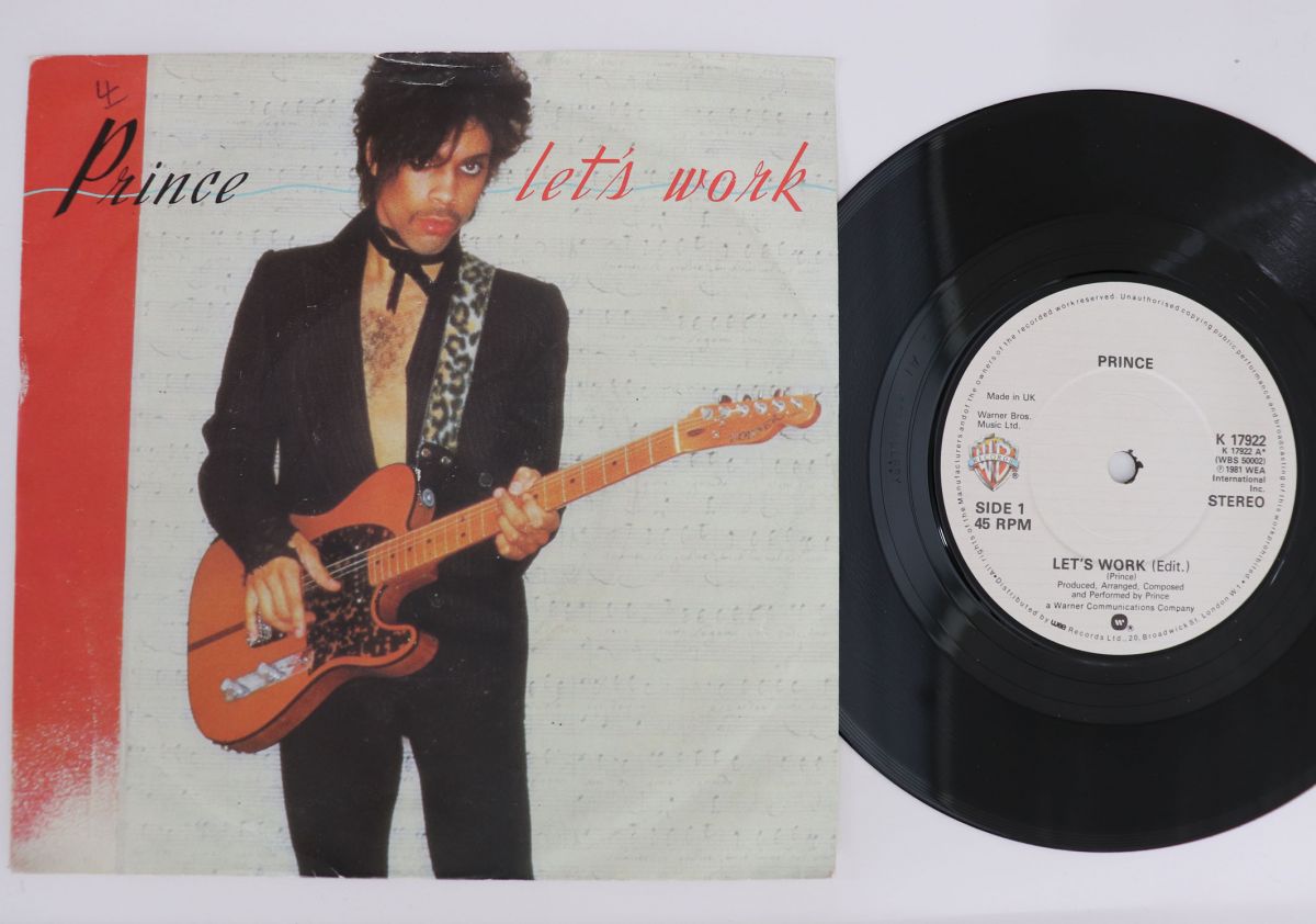 ����š۱�7�� Prince Lets Work / Ronnie, Talk To Russia K17922 WARNER BROS /00080