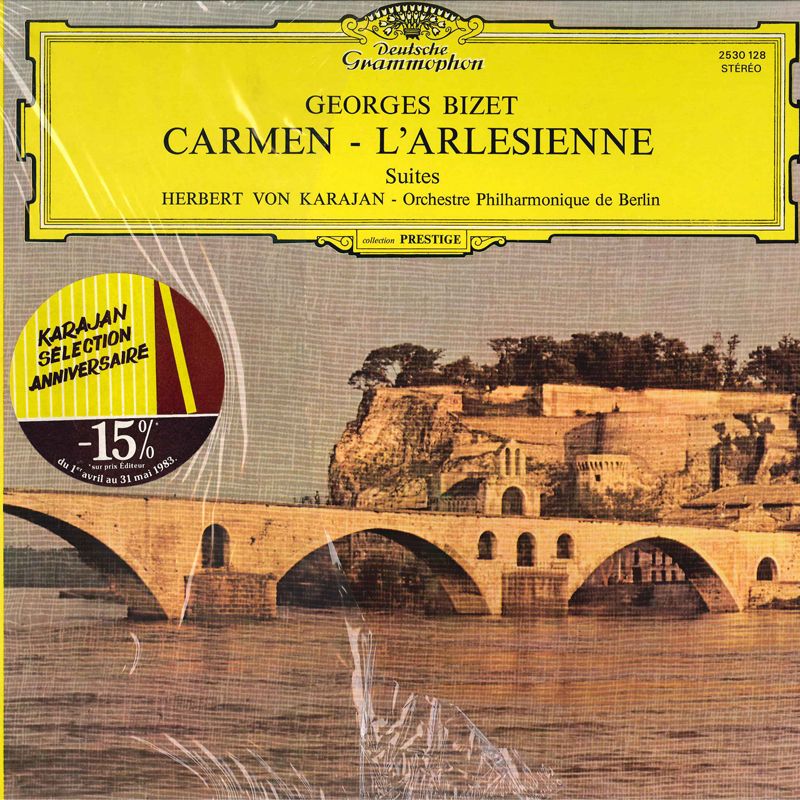 【中古】仏LP Berlin Philharmonic Orchestra, Bizet: CARMEN 2530128 GRAMMOPHON /00400