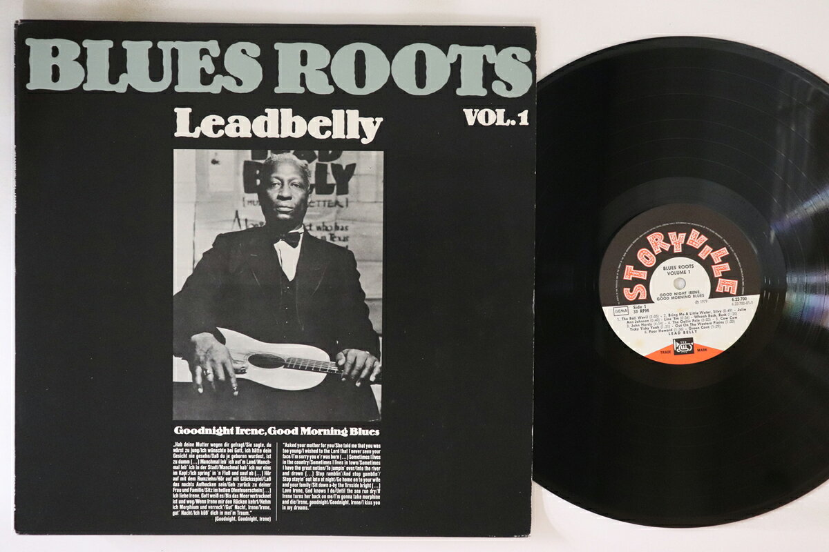 【中古】独LP Leadbelly Goodnight Irene, Good Morning Blues 623700 STORYVILLE /00260