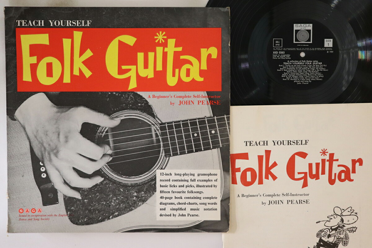 ・アーティスト John Pearse ・タイトル Teach Yourself Folk Guitar ・レーベル・型番 SAGA XID5503 ・フォーマット LPレコード ・コンディション(盤) 可 (VG) ・コンディション(ジャケット) 良い (VG+) ・コンディション(帯) オビなし ・特記事項 【ブックレット付き】【盤に目立った跡】 実際に発送される商品の画像です 【ご購入前に必ずご確認ください】 ・本店サイト(www.recordcity.jp)とは価格、送料が違います ・本店サイト、その他支店のオーダーとは同梱発送できません ・注文確定後に別の注文を頂いた場合、注文同士の同梱は致しかねます。 ・別倉庫から発送しているため、店頭受け渡しは対応しておりません ・一部商品は他の通販サイトでも販売しているため、ご注文のタイミングによっては商品のご用意ができない場合がございます。 ・土日祝日はお休みです 金曜・祝前日9時以降のご連絡またはご入金は、返答または発送が週明け・祝日明けに順次対応となります。 ・ご購入後のキャンセル不可 ご購入後のキャンセルはいかなる理由においてもお受けできません。ご了承の上、ご購入くださいませ。 ・日本郵便(ゆうパック/ゆうメール)によるお届けになります。 ・中古品であることをご理解ください 当ストアでは中古商品を主に販売しております。中古品であることをご理解の上ご購入ください。また、一部商品はRecordCityオンラインストアで試聴可能です。 ・返品について お客様のご都合による返品は一切承っておりません。 表記の内容と実際の商品に相違がある場合、また針飛び等で返品・返金をご希望される場合は、商品の到着後1週間以内にご連絡ください。商品の返送をこちらで確認後、キャンセル・返金を行います。 コンディションVG以下の商品は返品できません。プレイに影響のない表面のこすれ傷、プレス起因のノイズ盤は返品の対象外です。 【コンディション表記】 ・ほぼ新品(M-)(Like New) 完全な新品。未使用。当店ではほぼ使用しません ・非常に良い(EX)(Excellent) 中古盤として美品な状態。わずかな経年を感じるものの傷みを感じさせない、当店基準で最高の状態 ・良い(VG+)(Very Good Plus) 丁寧に扱われた中古品で、軽い使用感がみられる。 ・可(VG)(Acceptable) 使い込まれた中古品で、「良い」よりもさらに使用感がみられる。 ・悪い(VG-)(Bad) 状態が悪いアイテム。使用の保障はなく、再生不可、針飛び、目立つノイズがあるかもしれない。状態によるクレーム不可。返品不可。 ・非常に悪い(G)(Very Bad) 「悪い」よりさらに状態が悪いアイテム。使用の保障はなく、再生不可、針飛び、目立つノイズがあるかもしれない。状態によるクレーム不可。返品不可。 ・ジャンク(Fair)(Junk/Fair) 割れている、反っている、水ダメージがある、カビ、ジャケットが分離している、ひどい書き込み、ひどい擦れなど最低の状態。使用の保障はなく、再生不可、針飛び、目立つノイズがあるかもしれない。状態によるクレーム不可。返品不可。 ・ジャンク(Poor)(Junk/Poor) 割れている、反っている、水ダメージがある、カビ、ジャケットが分離している、ひどい書き込み、ひどい擦れなど最低の状態。使用の保障はなく、再生不可、針飛び、目立つノイズがあるかもしれない。状態によるクレーム不可。返品不可。