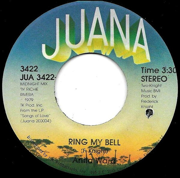 【中古】米7” Anita Ward Ring My Bell 3422 Juana /00080
