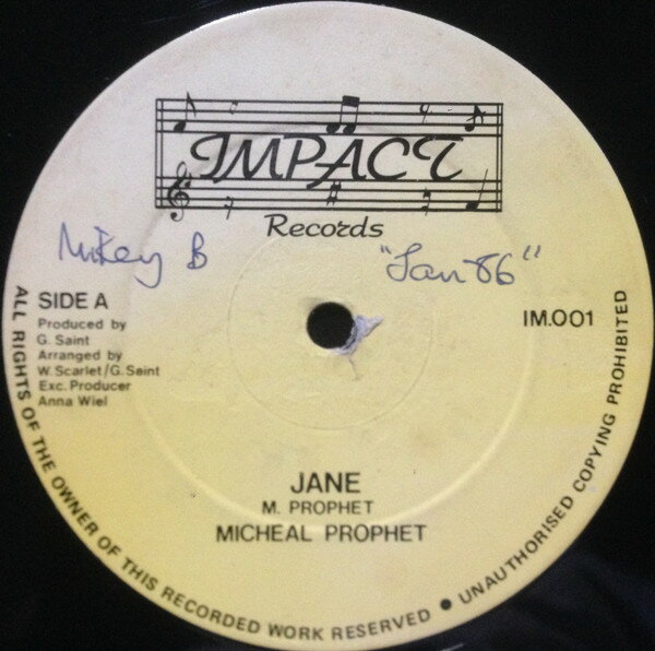 ・アーティスト Michael Prophet ・タイトル Jane ・レーベル・型番 Impact! IM001 ・フォーマット 7インチレコード ・コンディション(盤) 非常に良い(EX) ・コンディション(ジャケット) ・コンディション(帯) オビなし ・特記事項 サンプル画像です。実際の商品の画像ではありません 商品写真はバーコード/カタログ番号に対応したサンプル画像ですので、お送りする商品の画像ではありません。帯やライナーなどの付属品は、特記事項に記載されている場合のみ含まれます。プロモやカラーレコードなどの仕様についても、該当する場合のみ特記事項に記載しています。 【ご購入前に必ずご確認ください】 ・本店サイト(www.recordcity.jp)とは価格、送料が違います ・本店サイト、その他支店のオーダーとは同梱発送できません ・注文確定後に別の注文を頂いた場合、注文同士の同梱は致しかねます。 ・別倉庫から発送しているため、店頭受け渡しは対応しておりません ・一部商品は他の通販サイトでも販売しているため、ご注文のタイミングによっては商品のご用意ができない場合がございます。 ・土日祝日はお休みです 金曜・祝前日9時以降のご連絡またはご入金は、返答または発送が週明け・祝日明けに順次対応となります。 ・ご購入後のキャンセル不可 ご購入後のキャンセルはいかなる理由においてもお受けできません。ご了承の上、ご購入くださいませ。 ・日本郵便(ゆうパック/ゆうメール)によるお届けになります。 ・中古品であることをご理解ください 当ストアでは中古商品を主に販売しております。中古品であることをご理解の上ご購入ください。また、一部商品はRecordCityオンラインストアで試聴可能です。 ・返品について お客様のご都合による返品は一切承っておりません。 表記の内容と実際の商品に相違がある場合、また針飛び等で返品・返金をご希望される場合は、商品の到着後1週間以内にご連絡ください。商品の返送をこちらで確認後、キャンセル・返金を行います。 コンディションVG以下の商品は返品できません。プレイに影響のない表面のこすれ傷、プレス起因のノイズ盤は返品の対象外です。 【コンディション表記】 ・ほぼ新品(M-)(Like New) 完全な新品。未使用。当店ではほぼ使用しません ・非常に良い(EX)(Excellent) 中古盤として美品な状態。わずかな経年を感じるものの傷みを感じさせない、当店基準で最高の状態 ・良い(VG+)(Very Good Plus) 丁寧に扱われた中古品で、軽い使用感がみられる。 ・可(VG)(Acceptable) 使い込まれた中古品で、「良い」よりもさらに使用感がみられる。 ・悪い(VG-)(Bad) 状態が悪いアイテム。使用の保障はなく、再生不可、針飛び、目立つノイズがあるかもしれない。状態によるクレーム不可。返品不可。 ・非常に悪い(G)(Very Bad) 「悪い」よりさらに状態が悪いアイテム。使用の保障はなく、再生不可、針飛び、目立つノイズがあるかもしれない。状態によるクレーム不可。返品不可。 ・ジャンク(Fair)(Junk/Fair) 割れている、反っている、水ダメージがある、カビ、ジャケットが分離している、ひどい書き込み、ひどい擦れなど最低の状態。使用の保障はなく、再生不可、針飛び、目立つノイズがあるかもしれない。状態によるクレーム不可。返品不可。 ・ジャンク(Poor)(Junk/Poor) 割れている、反っている、水ダメージがある、カビ、ジャケットが分離している、ひどい書き込み、ひどい擦れなど最低の状態。使用の保障はなく、再生不可、針飛び、目立つノイズがあるかもしれない。状態によるクレーム不可。返品不可。
