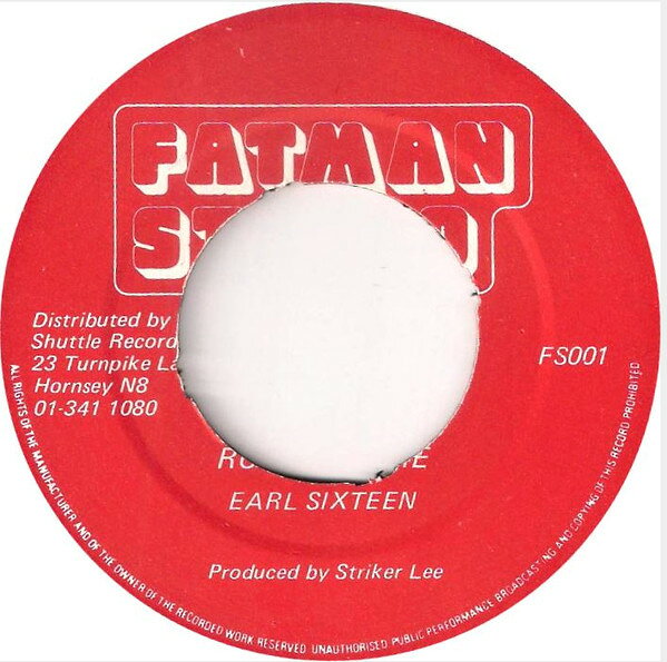 【中古】英7” Earl Sixteen Ride Up A Me FS001 Fatman Studio /00080