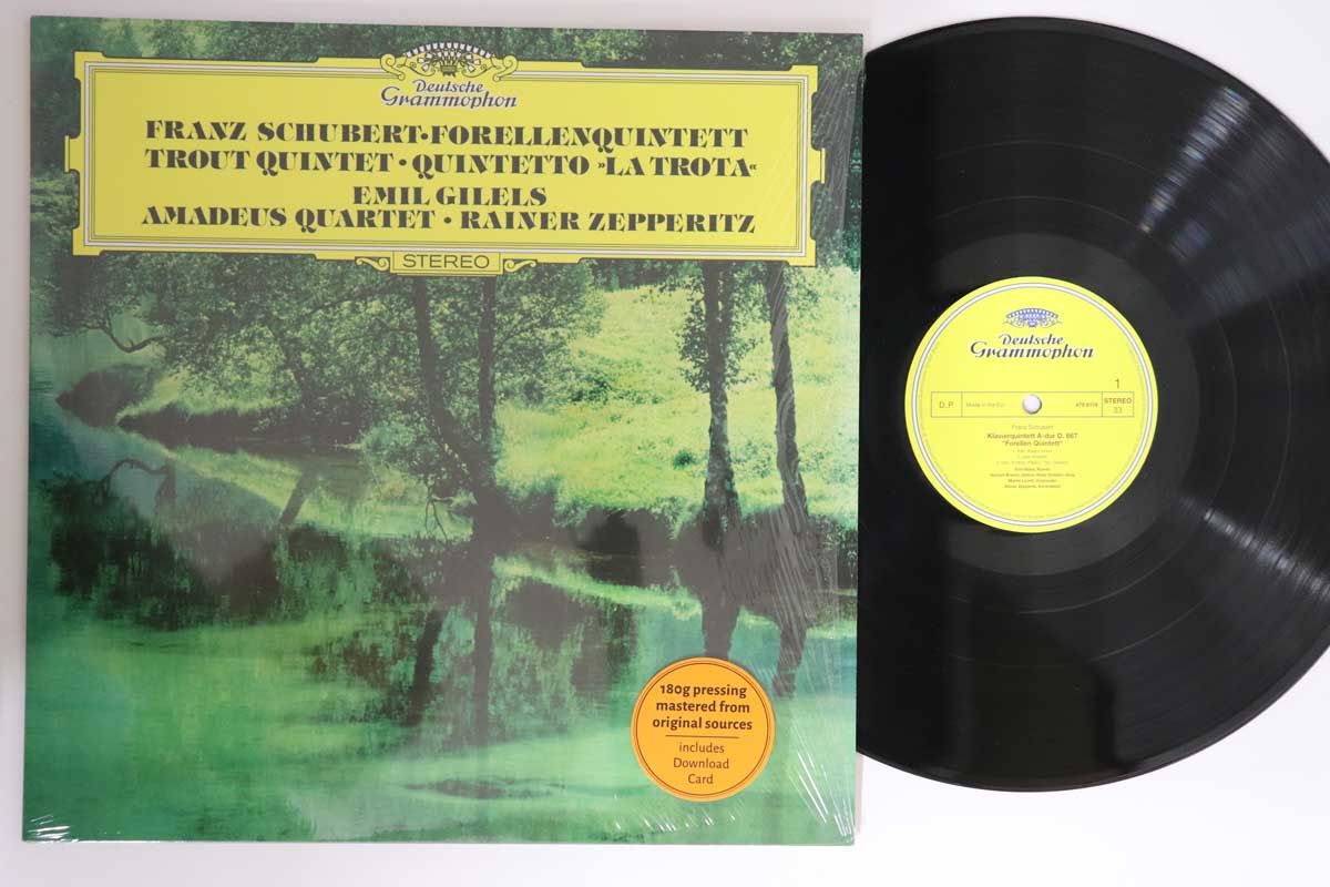 【中古】欧LP エミール・ギレリス, アマデウス シューベルト ピアノ五重奏曲『ます』, 弦楽四重奏曲第 4798119 DEUTSCHE GRAMMOPHON /00260
