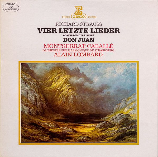 【中古】仏LP Richard Strauss / Montserrat C Vier Letzte Lieder / Don Juan STU71054 Erato /00400