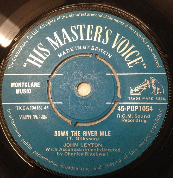 쥳ɥƥ ŷԾŹ㤨֡š۱7 John Leyton Down The River Nile / I Think Im Falling In Love 45POP1054 His Masters Voice /00080פβǤʤ2,032ߤˤʤޤ