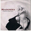 【中古】英7” Madonna Crazy For You W0008 Sire /00080