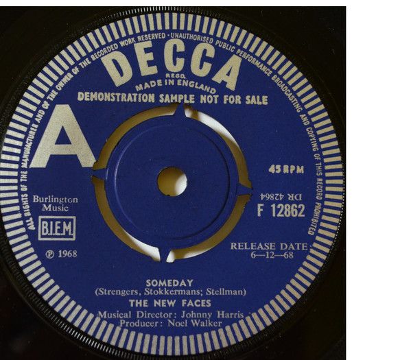 英7” New Faces Someday F12862 Decca /00080