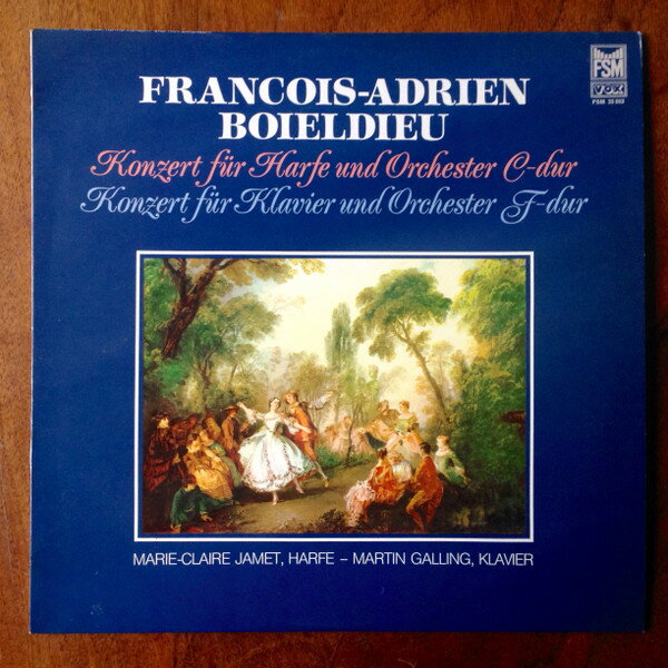 【中古】独LP Francois-Adrien Boieldieu , Ma Konzert Fur Harfe Und Orchester C-dur / Konzert Fur ..