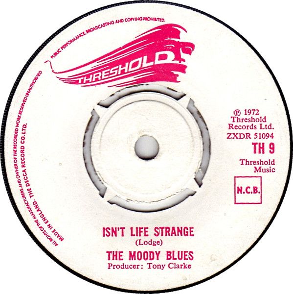【中古】英7” Moody Blues Isnt Life Strange TH9 Threshold /00080