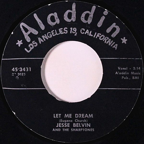 【中古】米7” Jesse Belvin Let Me Dream / Sugar Doll 453431 Aladdin /00080