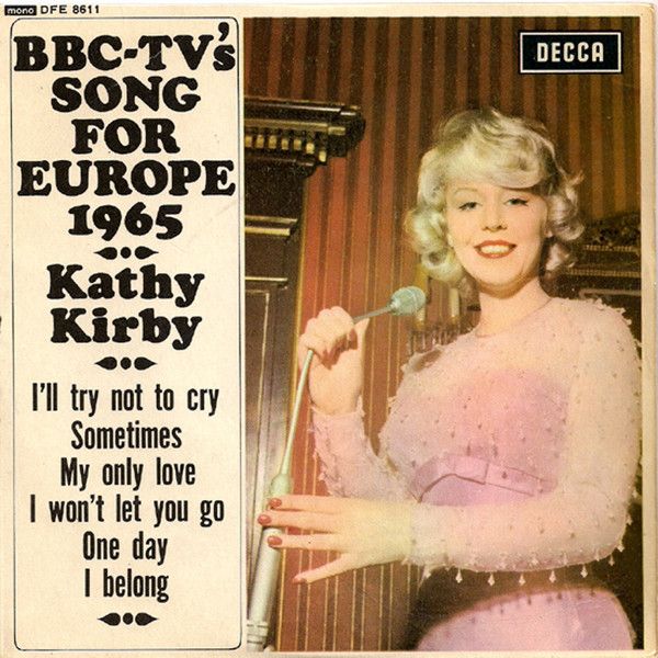 【中古】英7” Kathy Kirby BBC-TVs Song For Europe 1965 DFE8611 Decca /00080