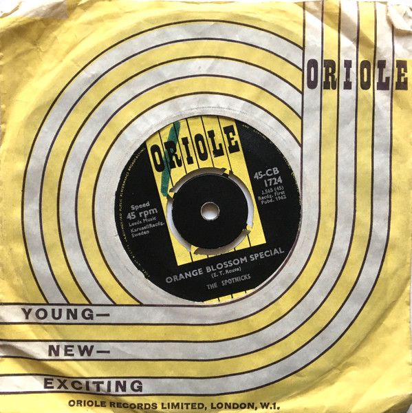 英7” Spotnicks Orange Blossom Special 45CB1724 Oriole /00080
