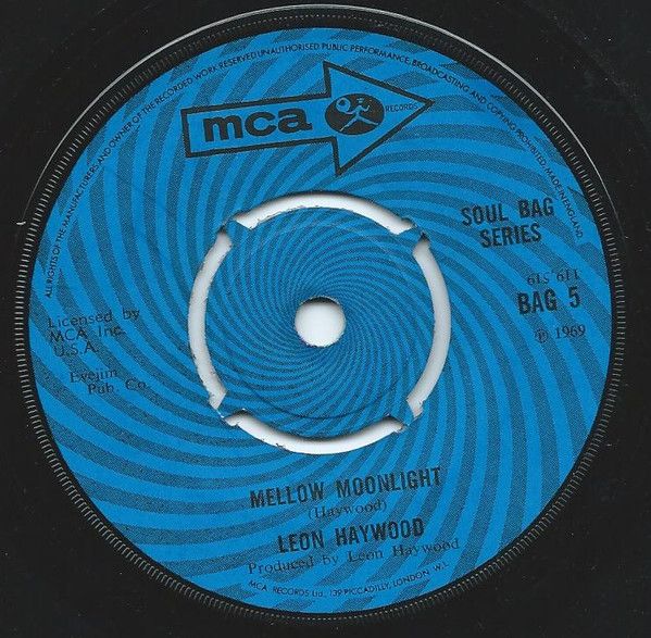 【中古】英7” Leon Haywood Mellow Moonlight / Tennessee Waltz BAG5 MCA Records /00080