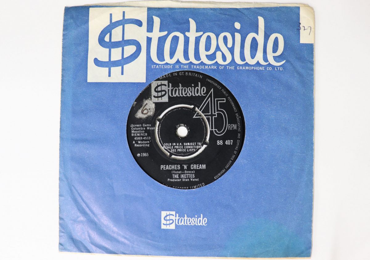 【中古】英7” Ikettes Peaches n Cream / Biggest Player SS407 STATESIDE /00080