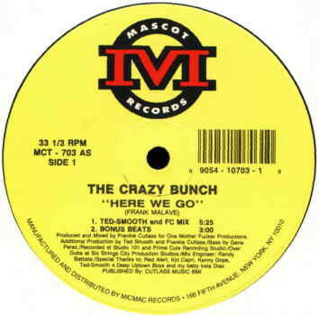 Artist Name: N - 【中古】12” Crazy Bunch Here We Go MCT703 Mascot Records /00250