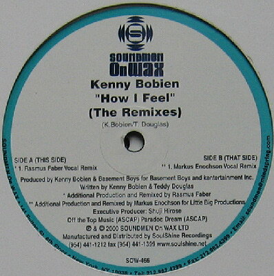 2discs 12” Kenny Bobien How I Feel (The Remixes) SOW466 Soundmen On Wax /00500