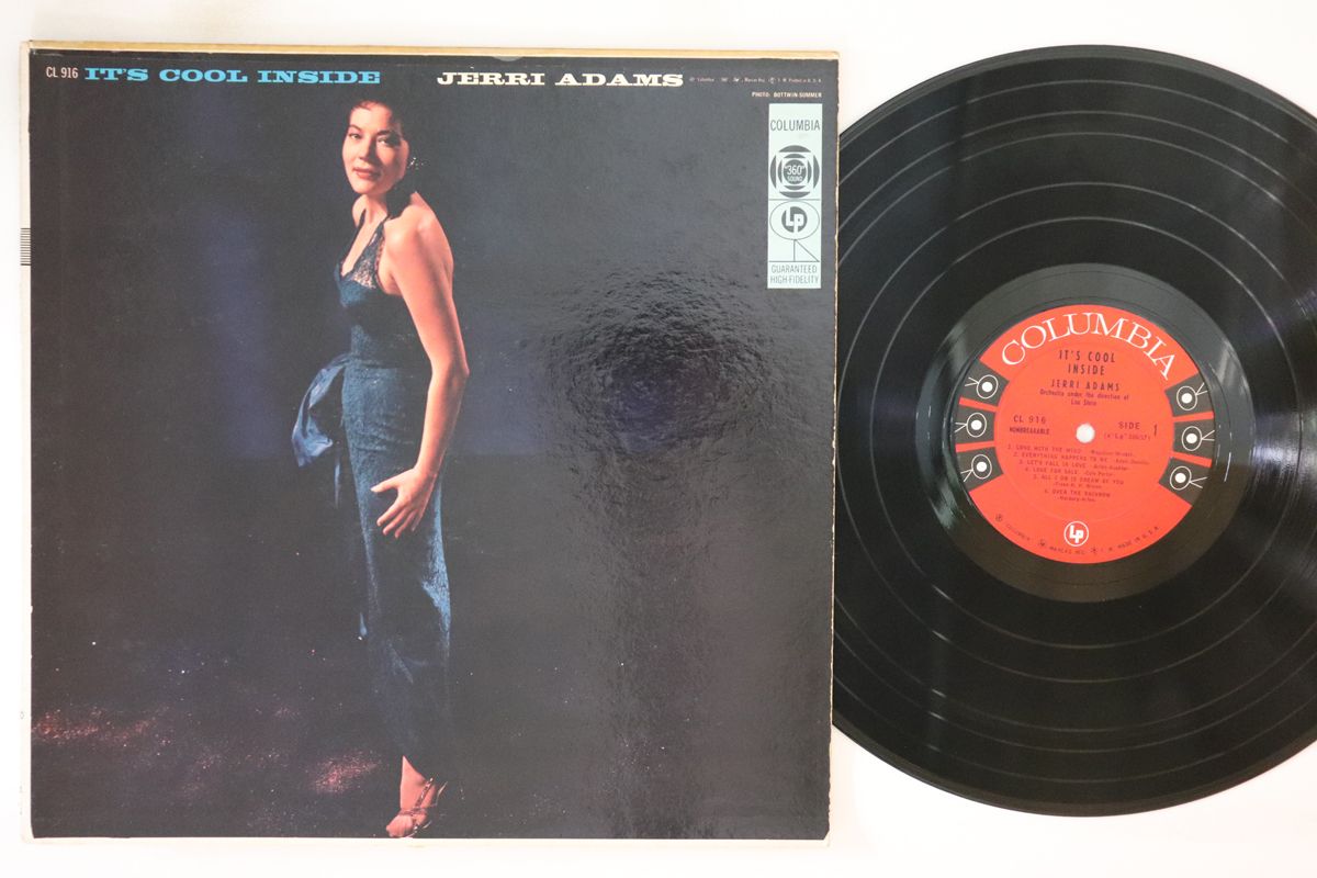 【中古】米LP Jerri Adams Its Cool Inside CL916 COLUMBIA /00260