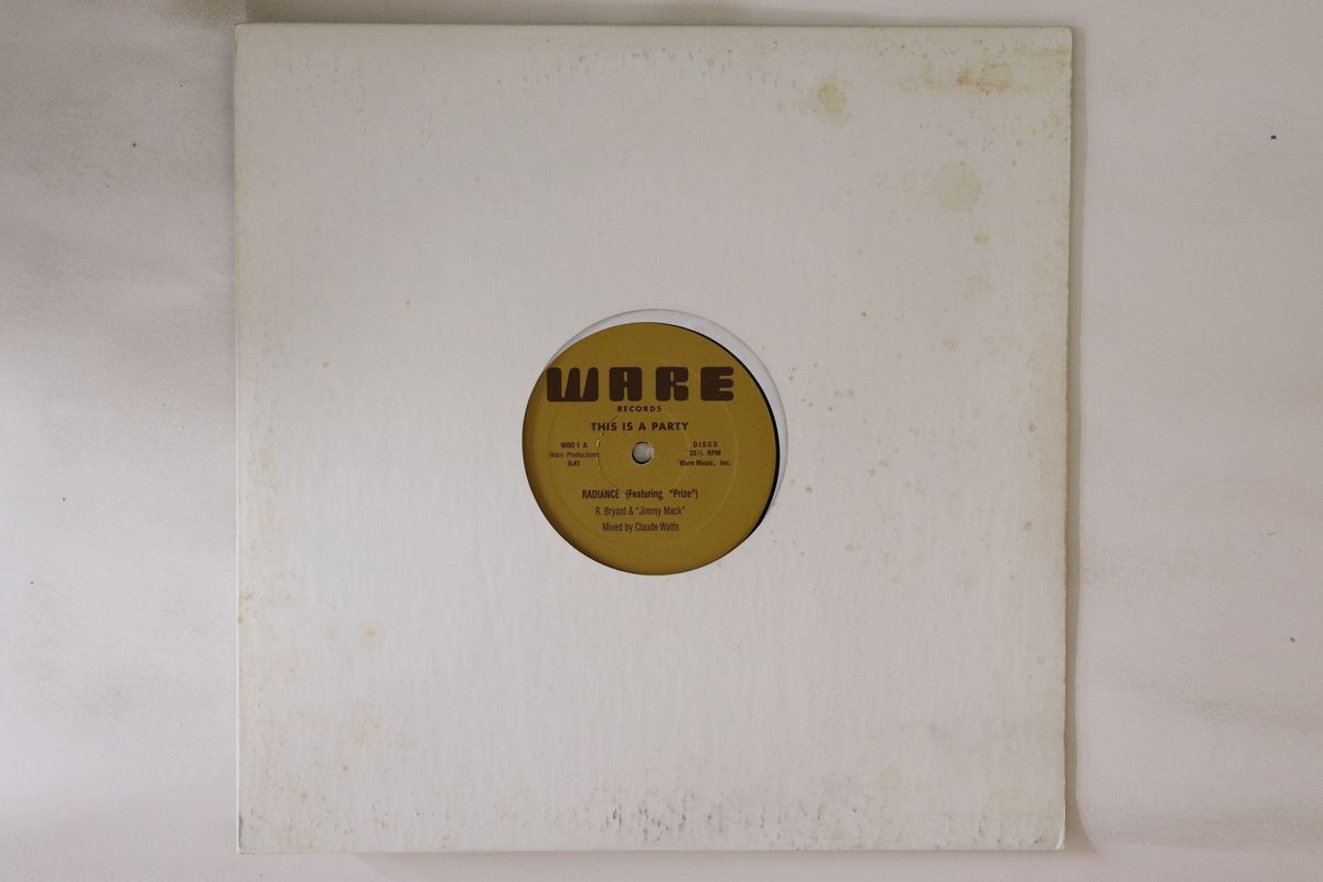 【中古】米12” Radiance This Is A Party / Micstro W001 WARE /00250