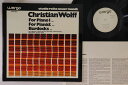 【中古】独LP Christian Wolff For Piano I WER60063 WERGO /00260