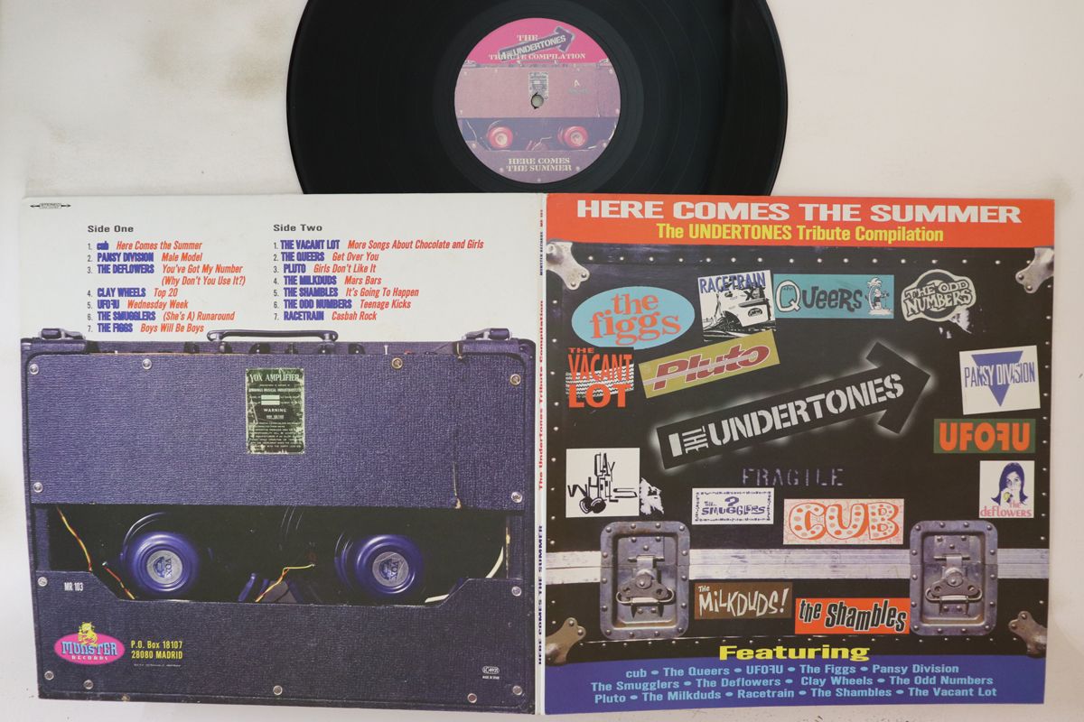 【中古】西LP Various Here Comes The Summer: The Undertones Tribute Compi MR103 MUNSTER /00400