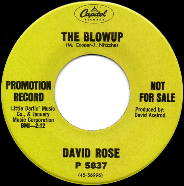 米7” David Rose The Blowup P5837 Capitol Records /00080