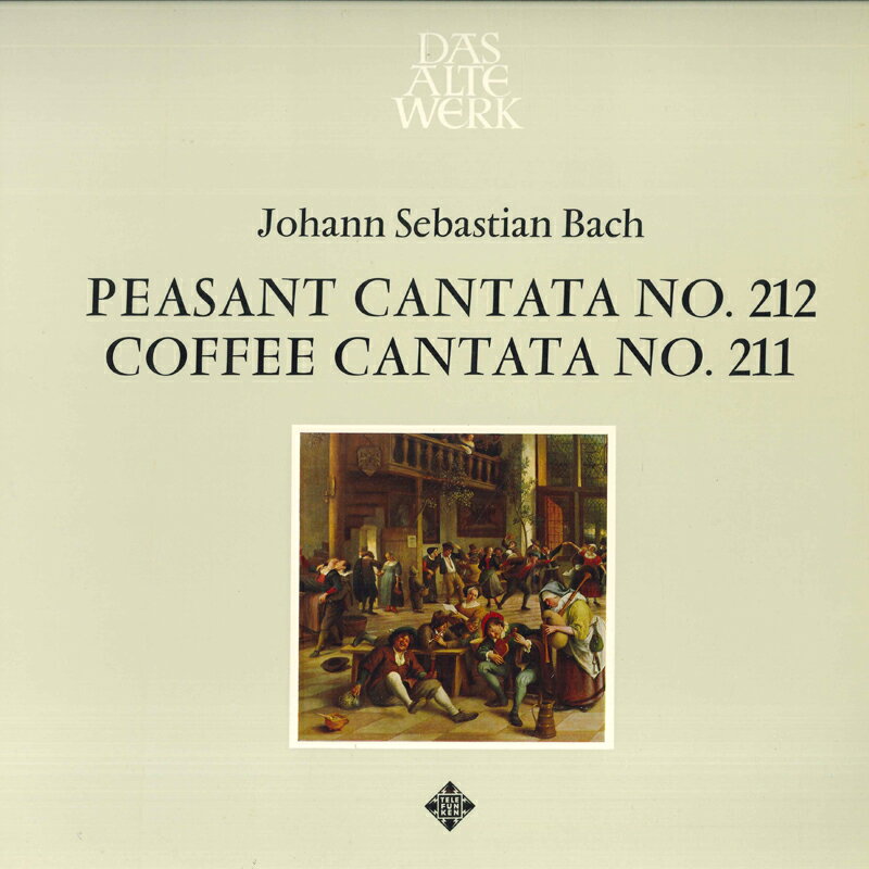 【中古】独LP Johann Sebastian Bach Peasant Cantata No 212 ? Coffee Cantata No. 211 SAWT9515B TELEFUNKEN /00260