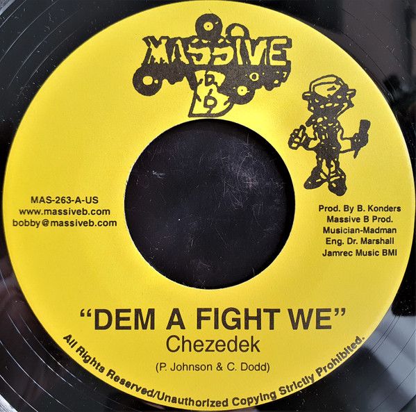 【中古】米7” Chezidek / Khari Kill Dem A Fight We / Picture Of Selassie MAS263 Massive B /00080