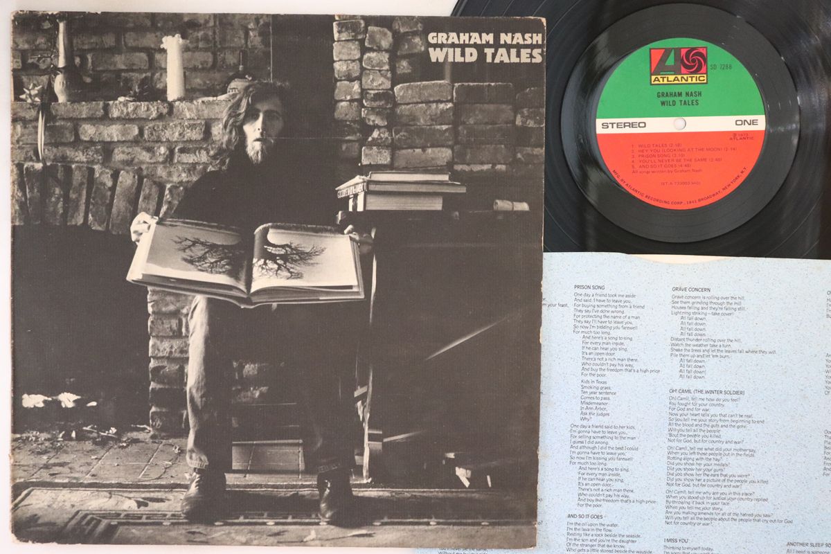 【中古】米LP Graham Nash Wild Tales SD7288 ATLANTIC /00260