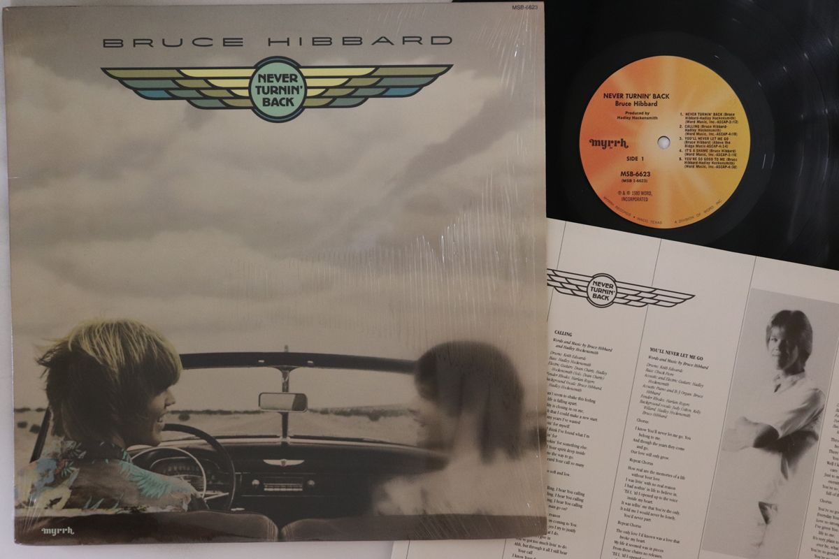 【中古】米LP Bruce Hibbard Never Turnin Back MSB6623 MYRRH /00260