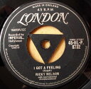 【中古】英7” Ricky Nelson I Got A Feeling 45HLP8732 London Records /00080