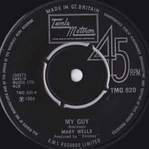 【中古】英7” Mary Wells My Guy TMG820 Tamla Motown /00080 【中古】英7” Mary Wells My Guy TMG820 Tamla Motown /00080