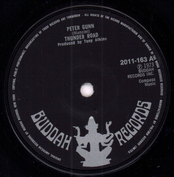 【中古】英7” Thunder Road Peter Gunn / Holly Golly 2011163 Buddah Records /00080