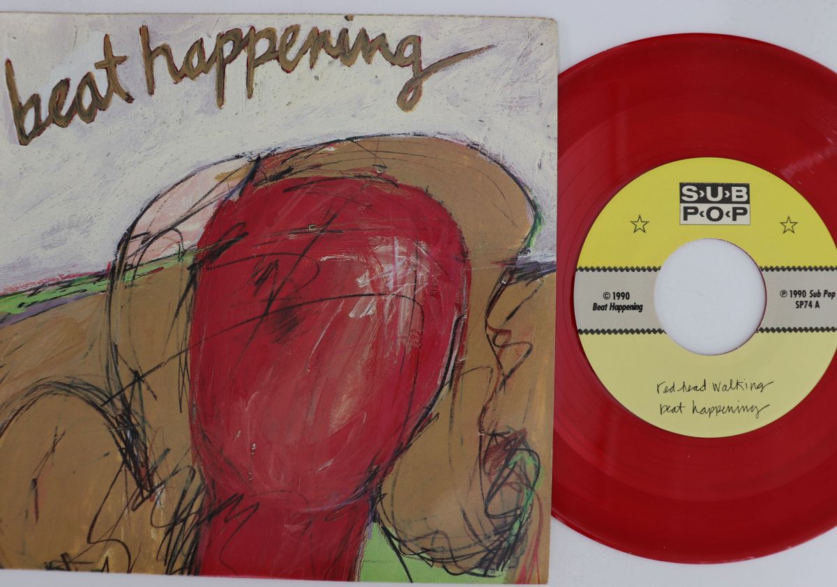 【中古】米7” Beat Happening Red Head Walking / Secret Picnic Spot SP74 SUB POP /00080