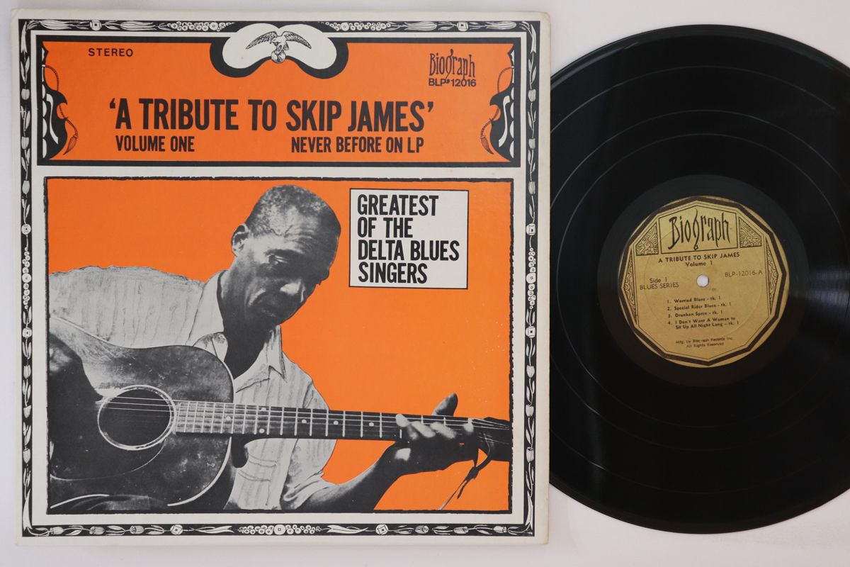【中古】米LP Skip James A Tribute To Skip James Volume 1 BLP12016 BIOGRAPH /00260