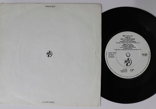 【中古】英7” Pil This Is Not A Love Song / Public Image VS529 VIRGIN /00080 【中古】英7” Pil This Is Not A Love Song / Public Image VS529 VIRGIN /00080