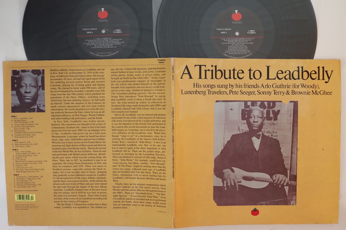 【中古】独2LP Various A Tribute To Leadbelly 2696191 TOMATO /00660