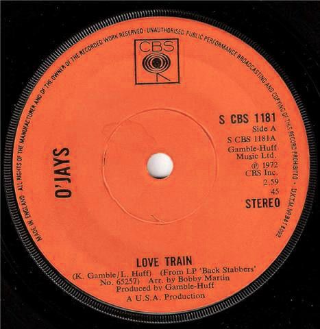 【中古】英7” OJays Love Train SCBS1181 CBS /00080
