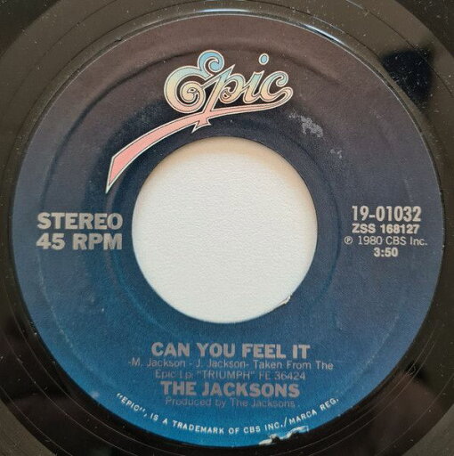 【中古】英7” Jacksons Can You Feel It / Everybody 1901032 Epic /00080 【中古】英7” Jacksons Can You Feel It / Everybody 1901032 Epic /00080